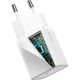 Зарядний пристрій Baseus Super Si Quick Charger 1C 20W EU White (CCSUP-B02)