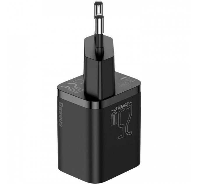 Зарядний пристрій Baseus Super Si Quick Charger 1C 25W Black (CCSP020101)