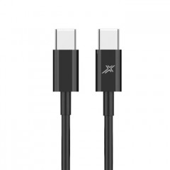 Дата кабель USB-C to USB-C 1.0m 20W CC-03B Black Grand-X (CC-03B)