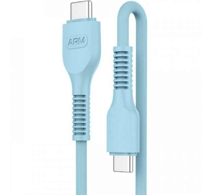 Дата кабель USB-C to USB-C 1.0m AR88 3A blue Armorstandart (ARM65292)