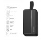 Батарея універсальна ColorWay 30 000 mAh High-power 2 PD\/20W, QC\/3.0, USB-C\/Micro-USB (CW-PB300LPC2BK-PD)