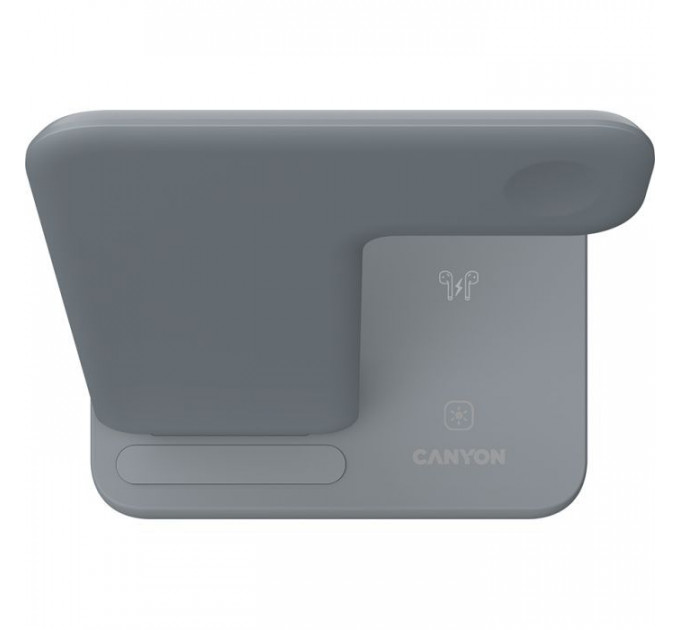 Зарядний пристрій Canyon WS-303, 3in1 Wireless Dark Grey (CNS-WCS303DG)