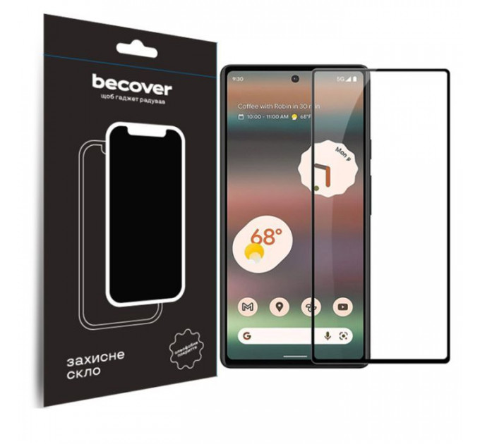 Скло захисне BeCover Google Pixel 7a Black (709767) Скло захисне BeCover Google Pixel 7a Black (709767)