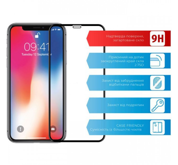 Скло захисне ACCLAB Full Glue Apple iPhone XR\/11 (1283126508196)