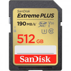 Карта пам/'яті SanDisk 512GB SDXC class 10 UHS-I Extreme Plus (SDSDXWV-512G-GNCIN)