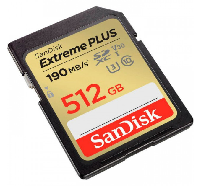 Карта пам/'яті SanDisk 512GB SDXC class 10 UHS-I Extreme Plus (SDSDXWV-512G-GNCIN)