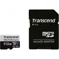 Карта пам/'яті Transcend 512GB microSDXC class 10 UHS-I U3 A2 (TS512GUSD340S)