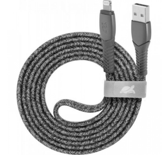 Дата кабель USB 2.0 AM to Lightning 1.2m 3A 60W grey RivaCase (PS6108 GR12)