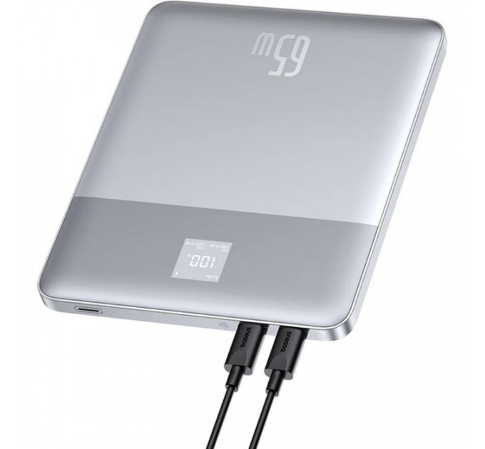 Батарея універсальна Baseus Blade2 Ultra 12000mAh 65W, Galaxy Silver (P10063800S12-00 \/ PPBLD2-65)