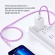 Дата кабеля USB-C to Lightning 1.0m 27W фиолетовый ColorWay (CW-CBPDCL061-PU)