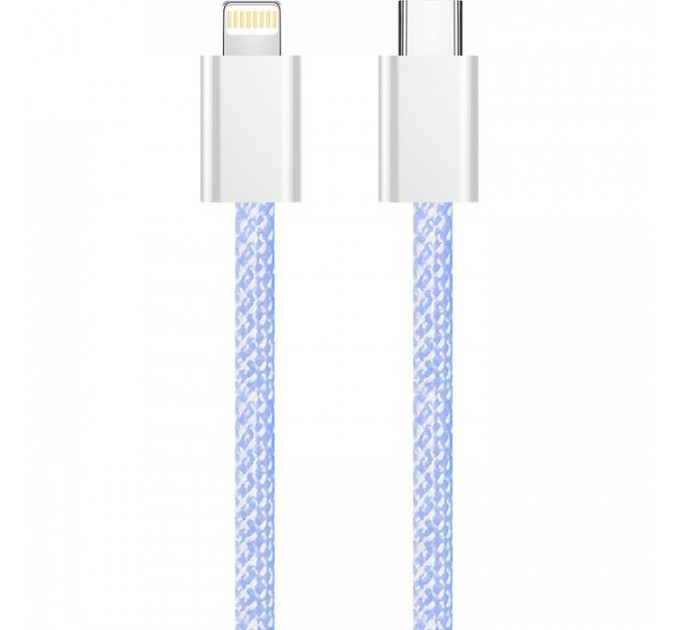 Дата кабеля USB-C to Lightning 1.0m 27W фиолетовый ColorWay (CW-CBPDCL061-PU)