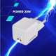 Зарядное устройство для Canyon CU20C GaN 20W 1xPD EU White (CNS-CUW20C)