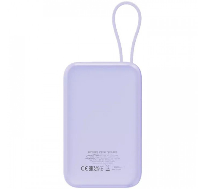 Батарея универсальная Canyon 10000mAh OnPower 101 PD\22.5W
