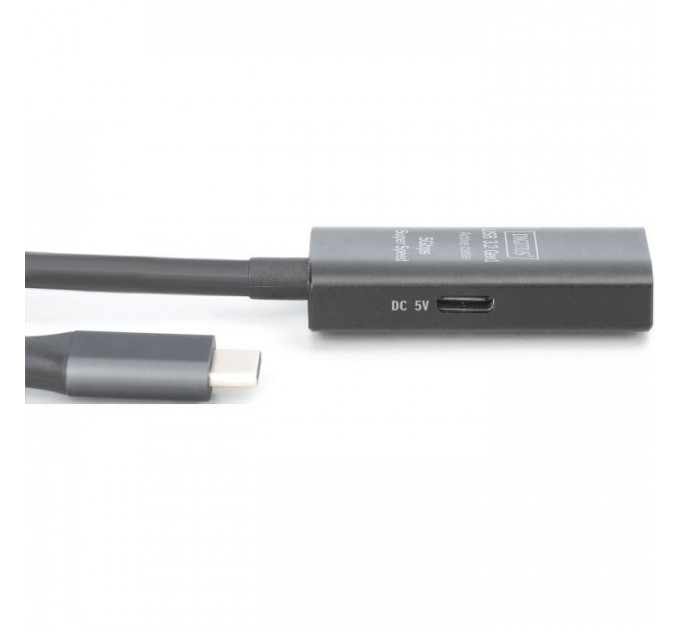 Дата кабель USB 3.2 AF to USB-C 10.0m Gen1 Active 5G Digitus (DA-73111)