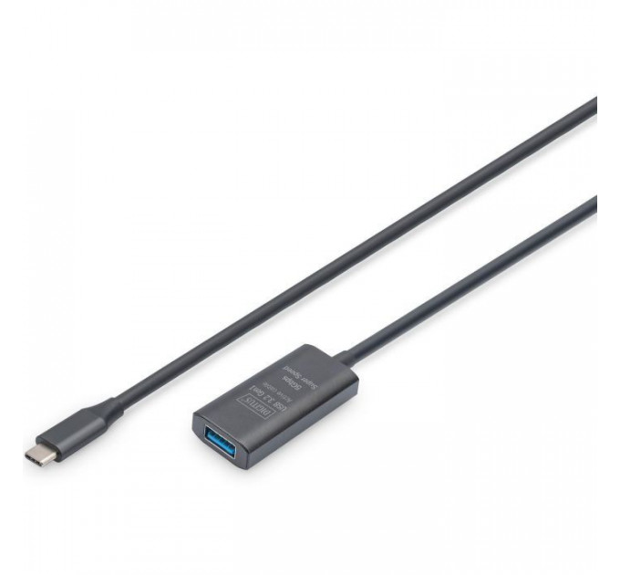 Дата кабель USB 3.2 AF to USB-C 5.0m Gen1 Active 5G Digitus (DA-73110) Дата кабель USB 3.2 AF to USB-C 5.0m Gen1 Active 5G Digitus (DA-73110)
