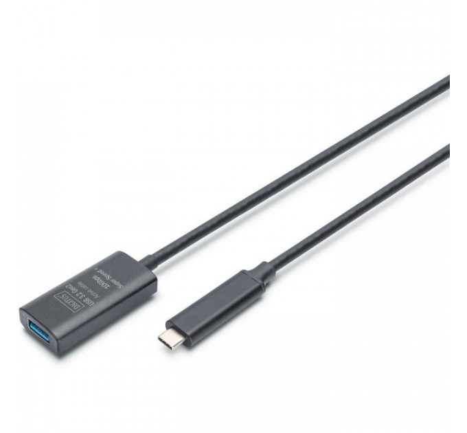 Дата кабель USB 3.2 AF to USB-C 5.0m Gen2 Active 10G Digitus (DA-73113) Дата кабель USB 3.2 AF to USB-C 5.0m Gen2 Active 10G Digitus (DA-73113)