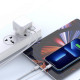Зарядний пристрій XO QC 3.0 L102 35W\/2 USB-C + cable Lightning NB113 White (XO-L102i-WH)