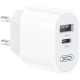 Зарядное устройство для XO L97 (1Type-C\/1USB\/2.4A) + Type-C - Lightning White (XO-L97-LG)