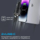 Зарядное устройство Promate 2xUSB-C+USB-A (powerdrive-120.black)