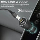 Зарядное устройство Promate 2xUSB-C+USB-A (powerdrive-120.black)