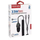 Зарядное устройство Promate 33W USB-C + Lightning cables + USB-A port (powerdrive-33pdci.black)