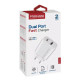 Зарядний пристрій Promate 17W USB-C + USB-A (biplug-2.white)