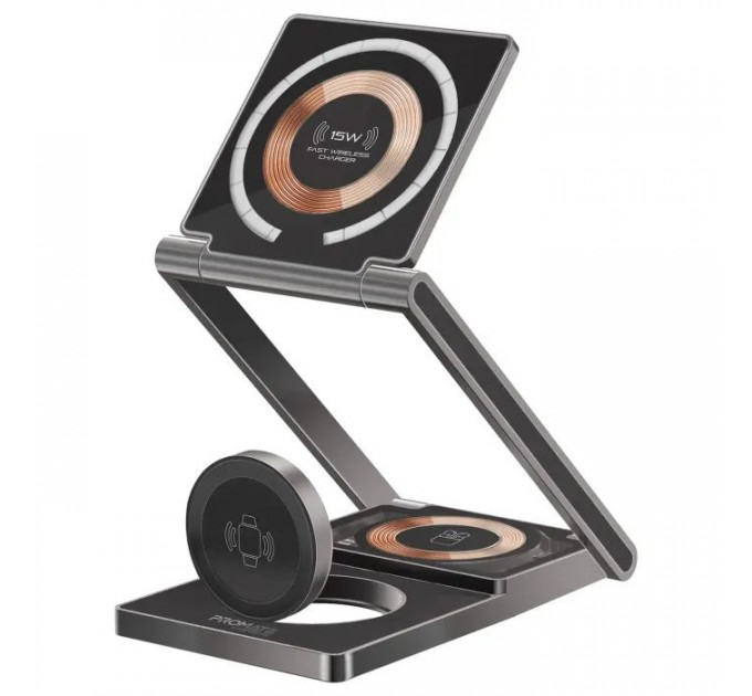 Зарядний пристрій Promate wireless (lucidfold-trio)