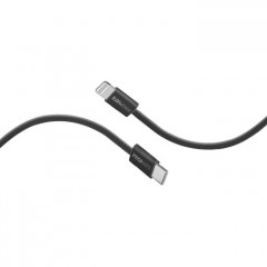 Дата кабель USB-C to Lightning 1.2m Promate (ecoline-ci120.black)