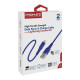 Дата кабель USB 2.0 AM to Lightning 1.2m blue Promate (powerline-ai120.blue)
