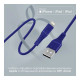Дата кабель USB 2.0 AM to Lightning 1.2m blue Promate (powerline-ai120.blue)