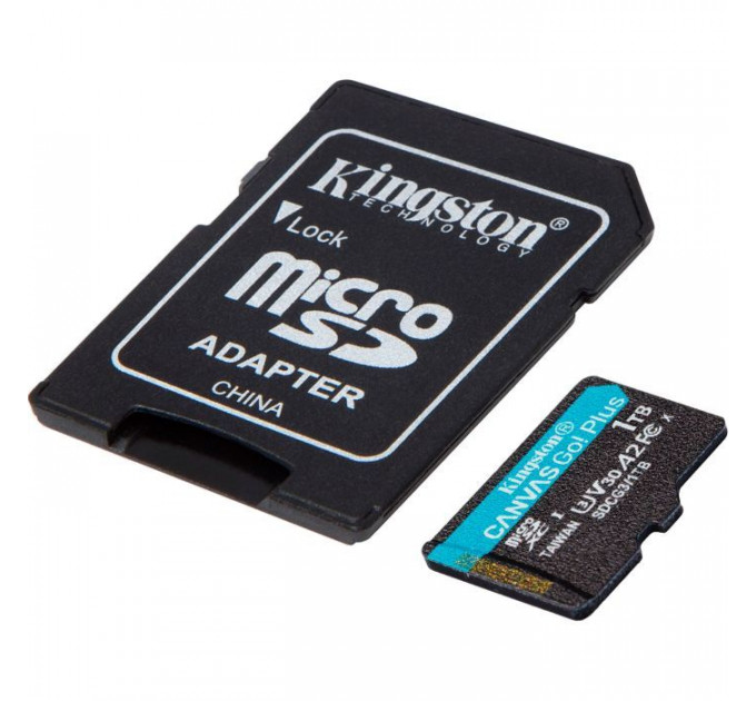 Карта пам/'яті Kingston 1TB microSDXC сlass 10 UHS-I U3 V30 A2 Canvas Go Plus G4 (SDCG4\/1TB)