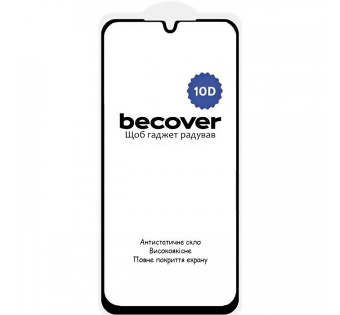 Стекло защитное BeCover Samsung Galaxy A16 4G SM-A165\/A16 5G SM-A166 10D Black (712889)