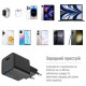 Зарядний пристрій ColorWay GaN Mini 25W PD Port PPS USB-C black (CW-CHS052PD-BK)