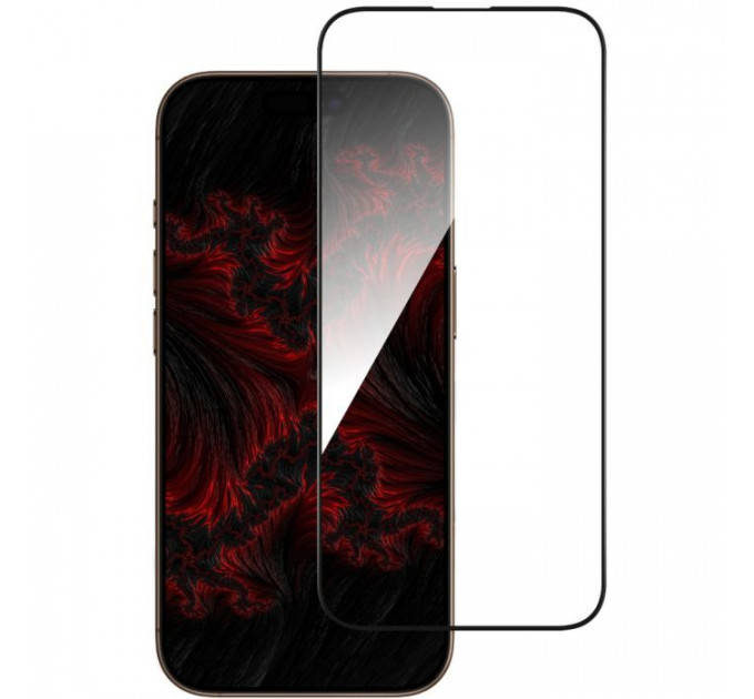 Стекло защитное Intaleo Full Glue Apple iPhone 16 Pro Max Black (1283126593819)