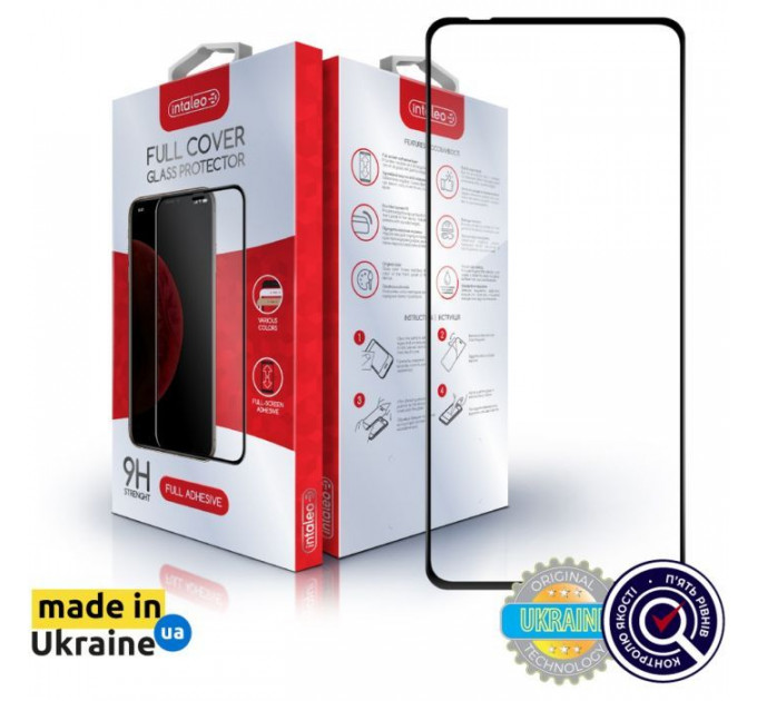 Стекло защитное Intaleo Full Glue Moto G72 Black (1283126582998)