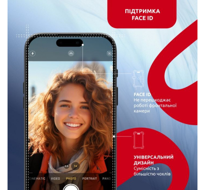 Скло захисне Intaleo MagicBox Apple iPhone 16 PLUS (4820266742928)