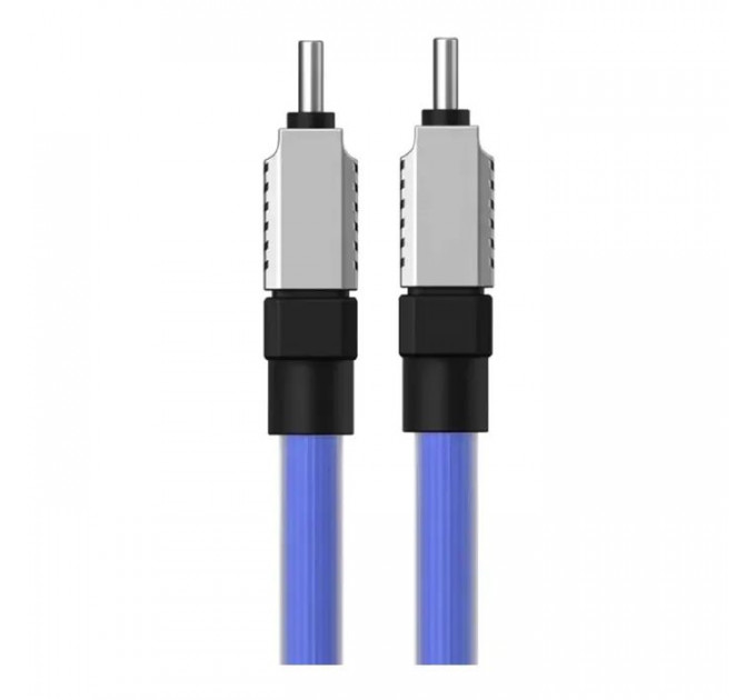 Дата кабель USB-C to USB-C 1.0m CoolPlay Fast Charging 100W blue Baseus (CAKW000203)