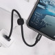 Дата кабель USB 2.0 AM to USB-C 0.25m 3A nylon X35 black HOCO (6931474707451)