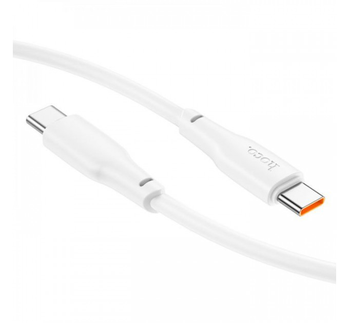 Дата кабель USB-C to USB-C 2.0m 100W TPE X93 white HOCO (6931474790729)