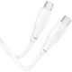 Дата кабель USB-C to USB-C 2.0m 100W TPE X93 white HOCO (6931474790729)