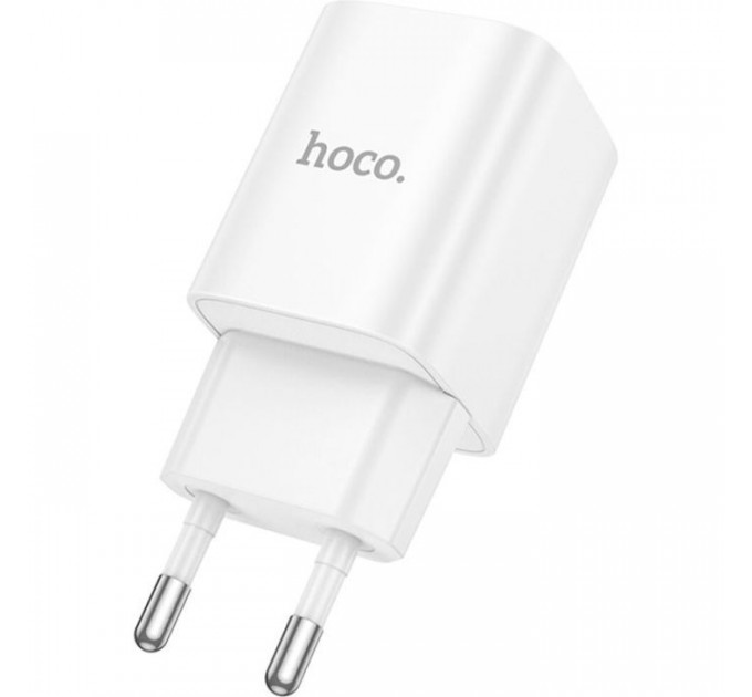 Зарядний пристрій HOCO C149A Charm 1xUSB-C PD30W + 1xUSB QC3.0 White (6942007630337)