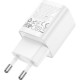 Зарядний пристрій HOCO C149A Charm 1xUSB-C PD30W + 1xUSB QC3.0 White (6942007630337)