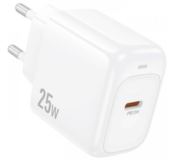 Зарядний пристрій HOCO CS53A Surplus USB-C PD25W White (6942007631488)