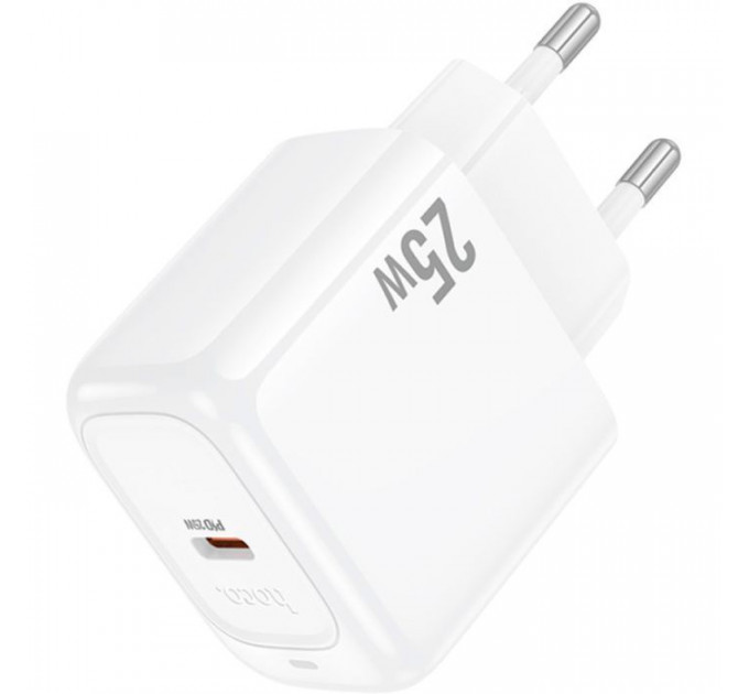Зарядний пристрій HOCO CS53A Surplus USB-C PD25W White (6942007631488)