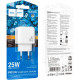 Зарядний пристрій HOCO CS53A Surplus USB-C PD25W White (6942007631488)