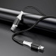 Дата кабель USB 2.0 AM to USB-C 1.0m 3A silicone BX79 black BOROFONE (6974443384789)