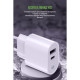 Зарядное устройство MadeInFuture MFS12 12W 1xUSB-A + 1xUSB-C + cable USB-A to Lightning White (MIF82823)