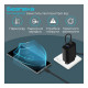 Зарядний пристрій Promate 17W USB-C + USB-A (biplug-2.black)