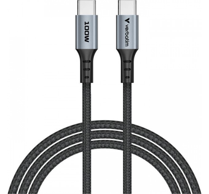 Дата кабель USB-C to USB-C 1.2m 60W black Verbatim (31845)