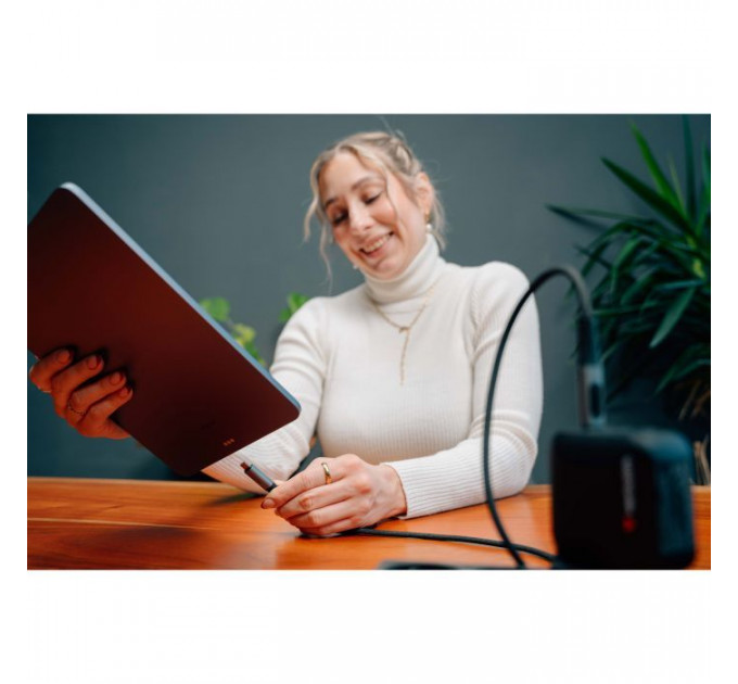 Дата кабель USB-C to USB-C 1.2m with display 100W black Verbatim (31848)